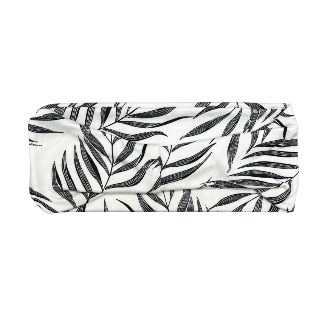 Basic Band - Tropical Leaves (White)