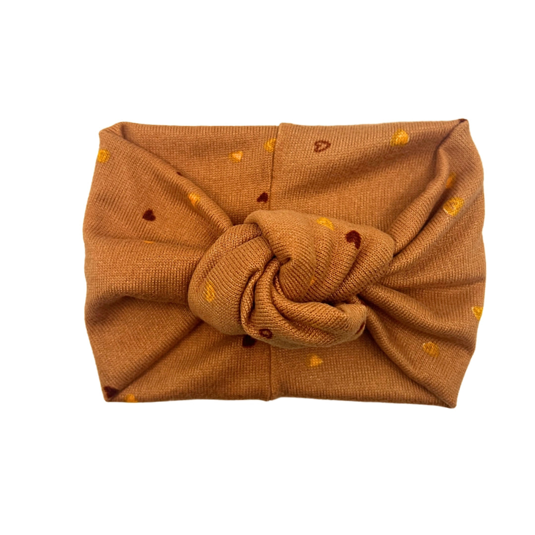 Twist Knot Headband - Carmel Hearts